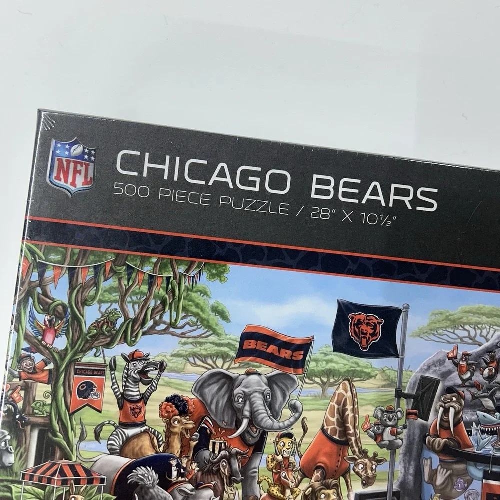 NEW Chicago Bears Jigsaw Puzzle 500 Piece Search Find‎ Game Day at The Zoo